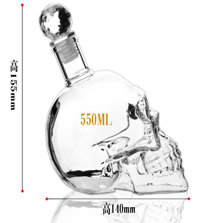 Skull Wine Bottle Vodka Bottle Creative