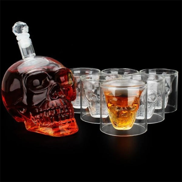 Skull Wine Bottle Vodka Bottle Creative