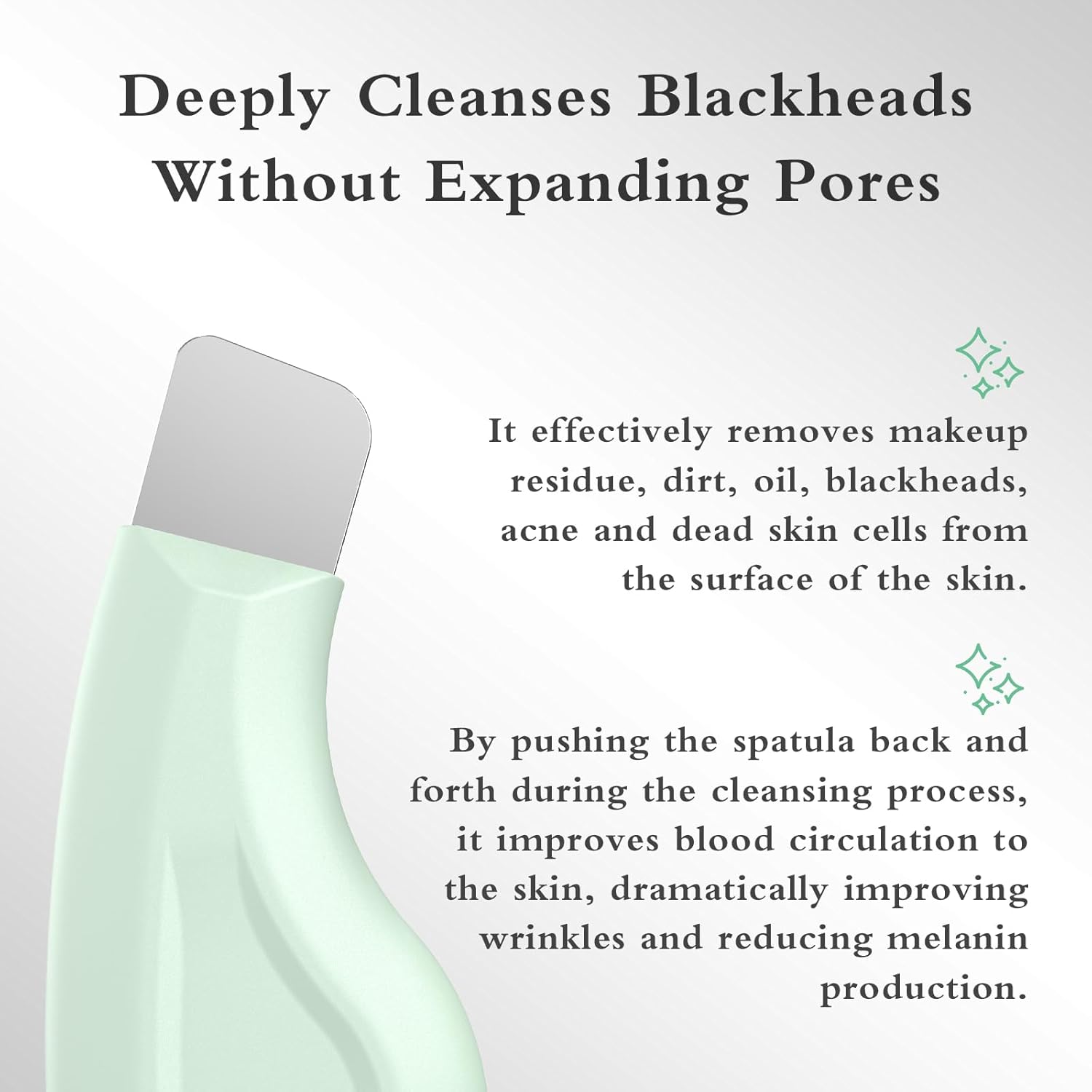 Pore Scraper Face Spatula Black Head Remover For Face