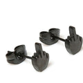Middle Finger Earrings Finger Earrings