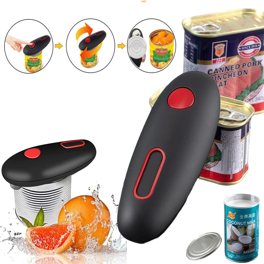 Electric Can Opener Automatic Jar Bottle