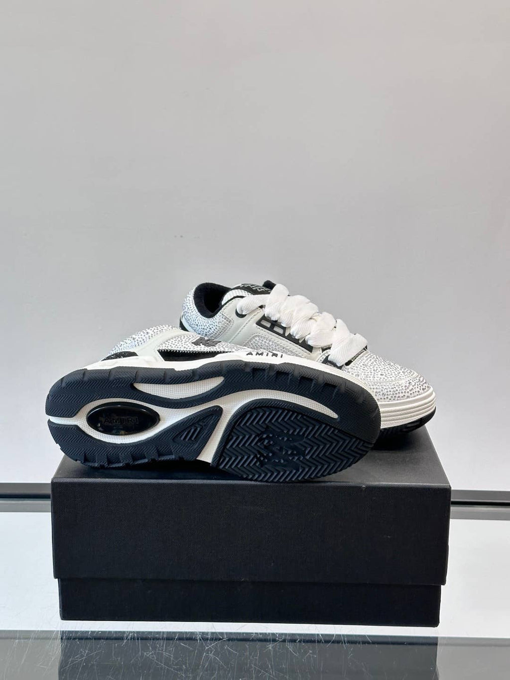 Black Crystal MA-1 Sneakers