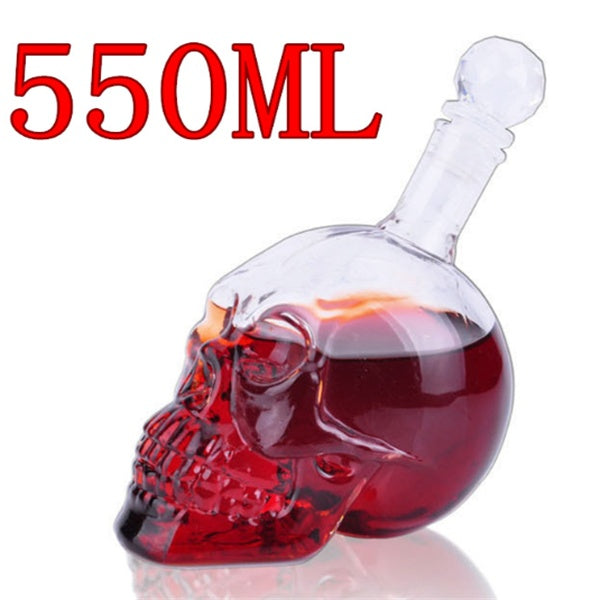 Skull Wine Bottle Vodka Bottle Creative