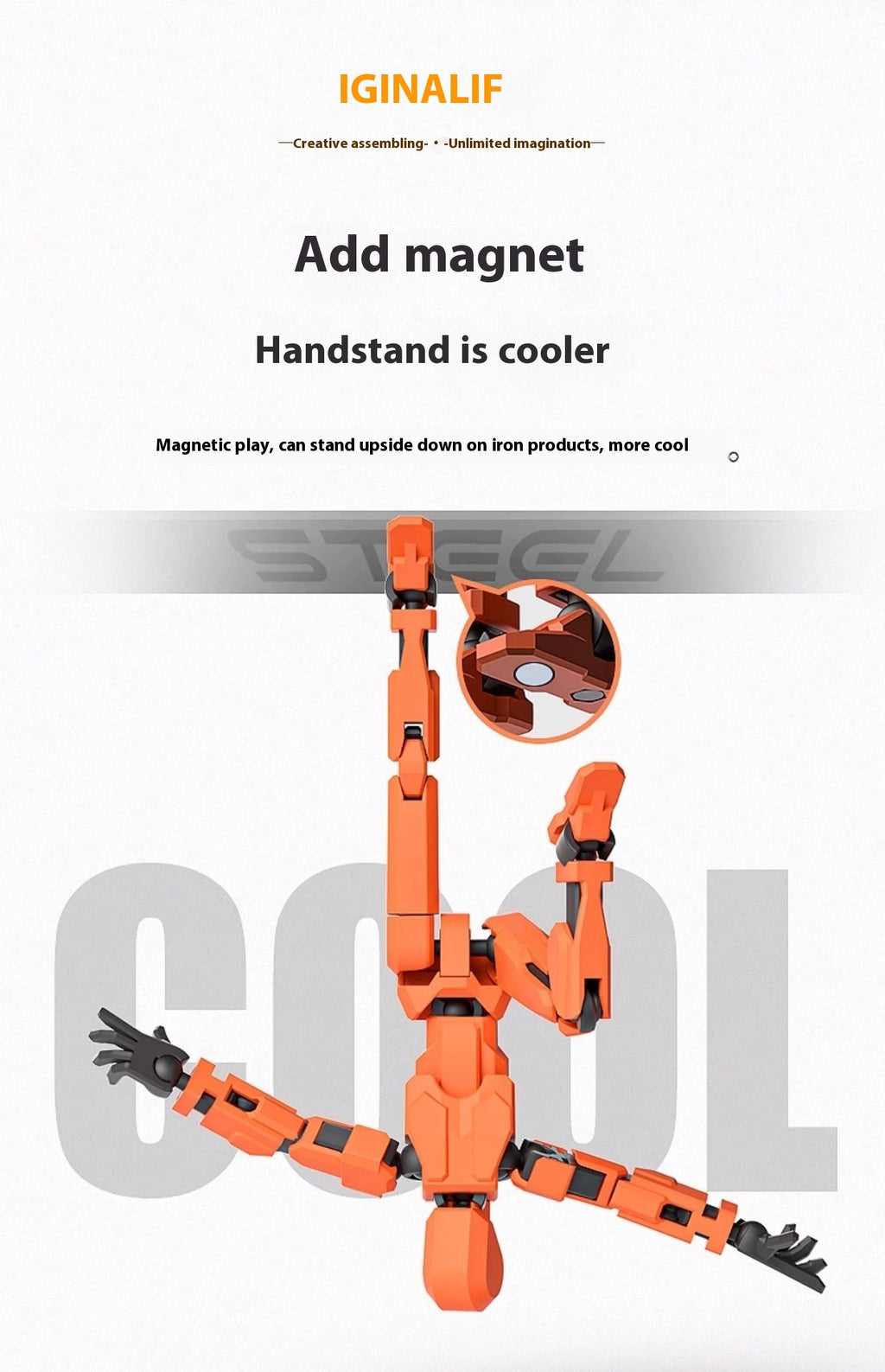 Updated And Hot-sale Multi-Jointed Movable Shapeshift Robot 3D
