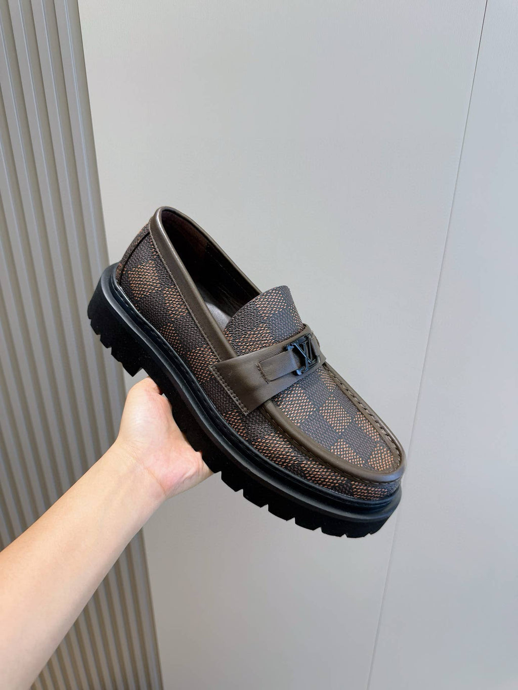 Major Loafers 'Brown Plaid'