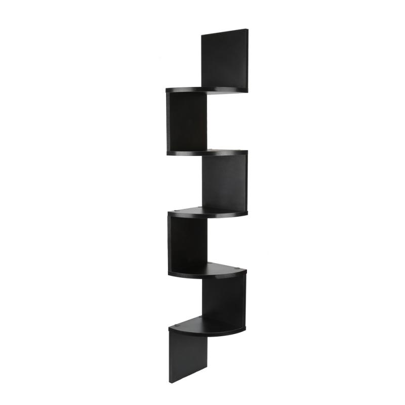 Corner On The Wall Triangle Shelf Decorative Bookcase