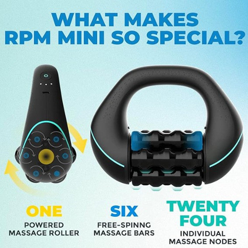 Mini Rolling Percussive Massager Whole Body Fatigue
