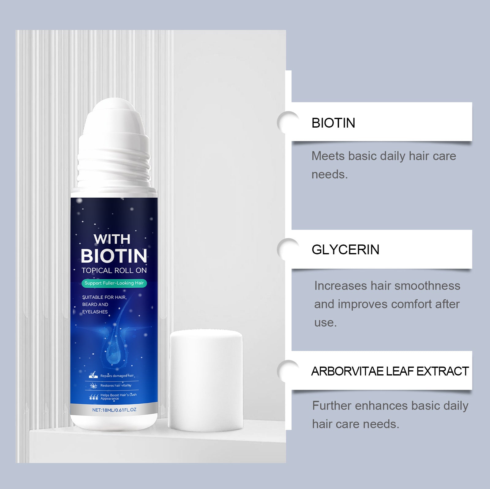 Mens Hair Care Roll-on