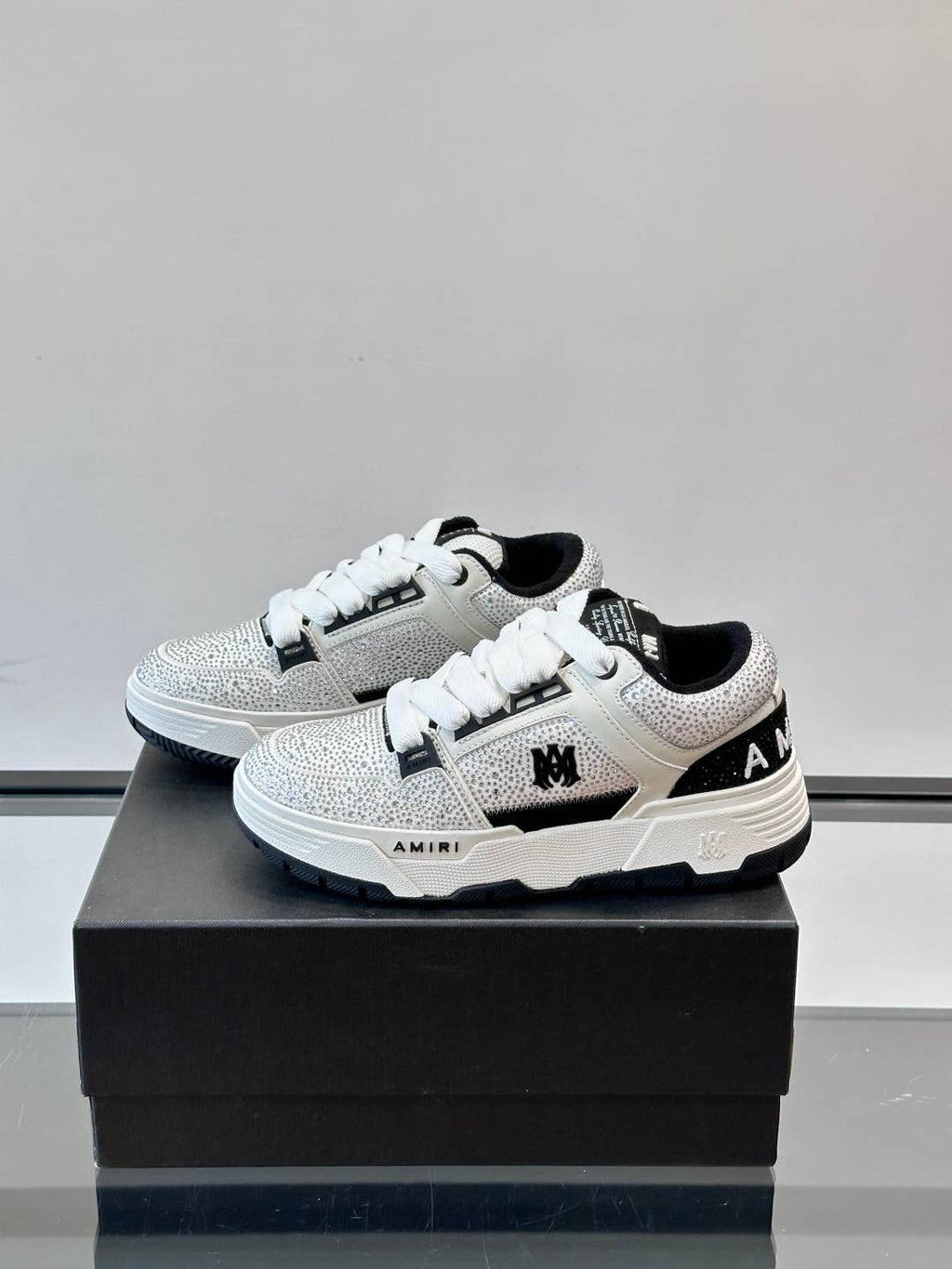 Black Crystal MA-1 Sneakers