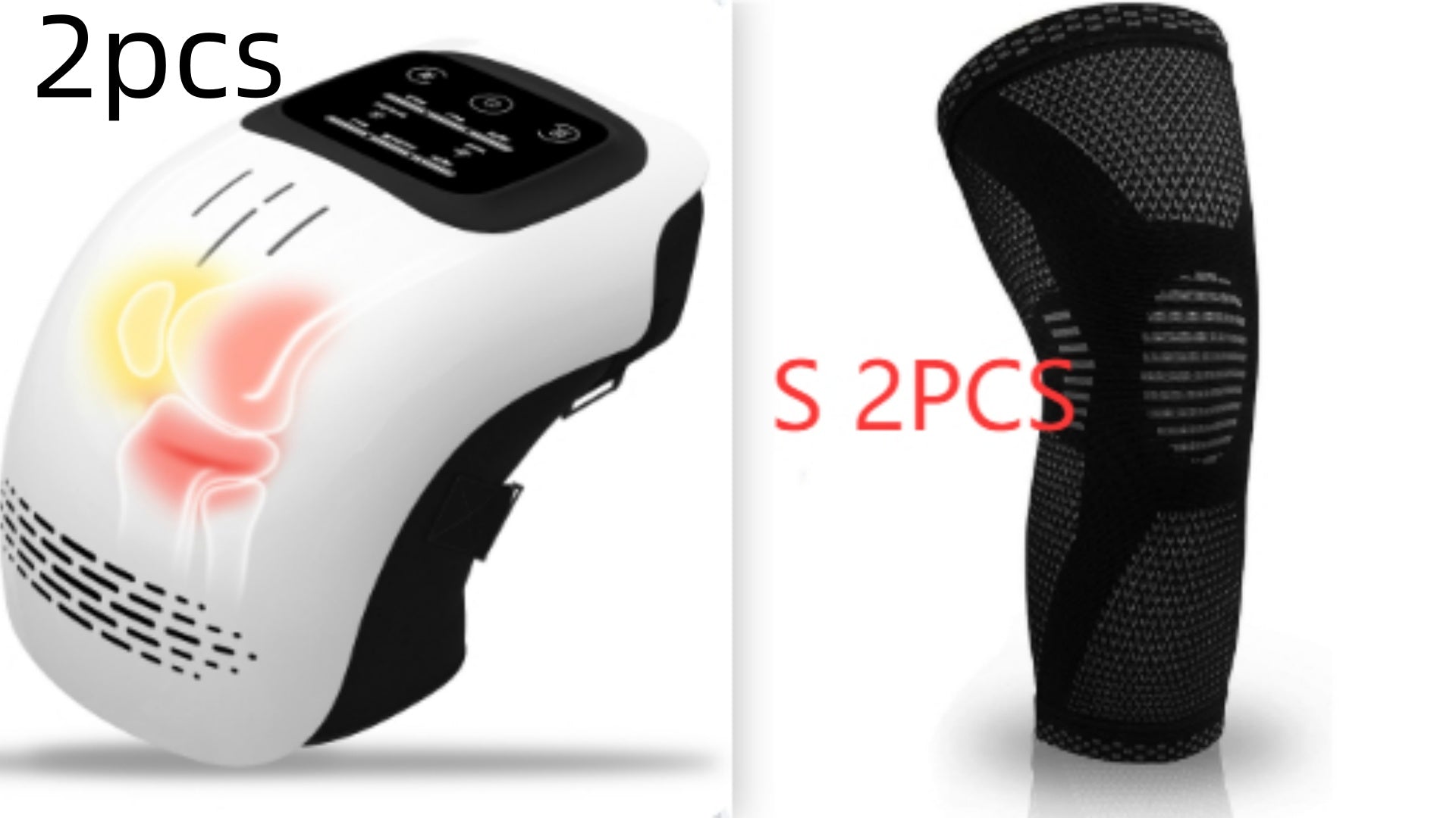 Rechargeable Pain Relief Infrared Laser Vibration Knee Massager