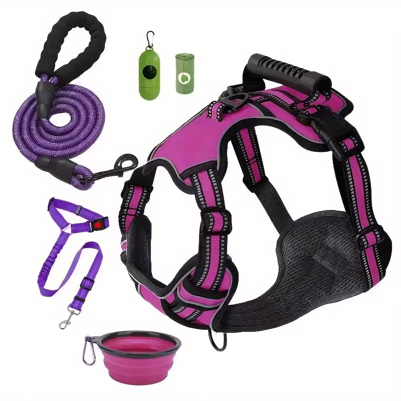 Tactical Service Dog Harness Strap Set,