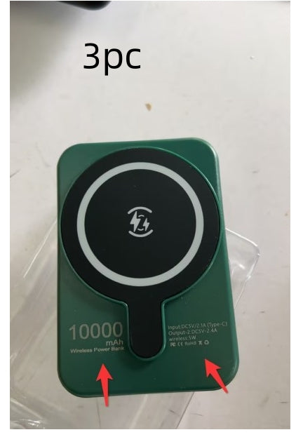 Mini Fast Charging Magnetic Wireless Power Bank 5000 MAh Portable