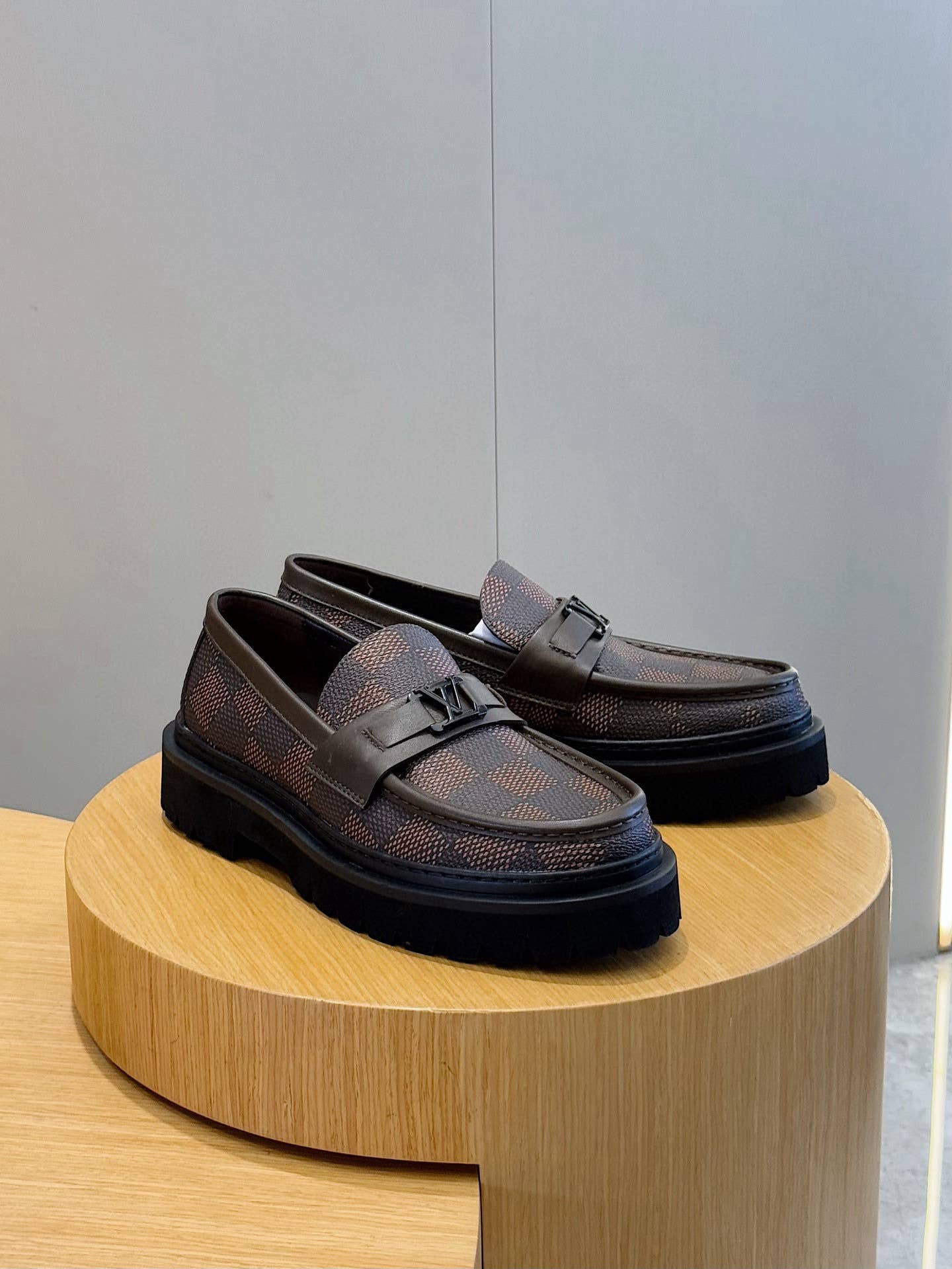 Major Loafers 'Brown Plaid'