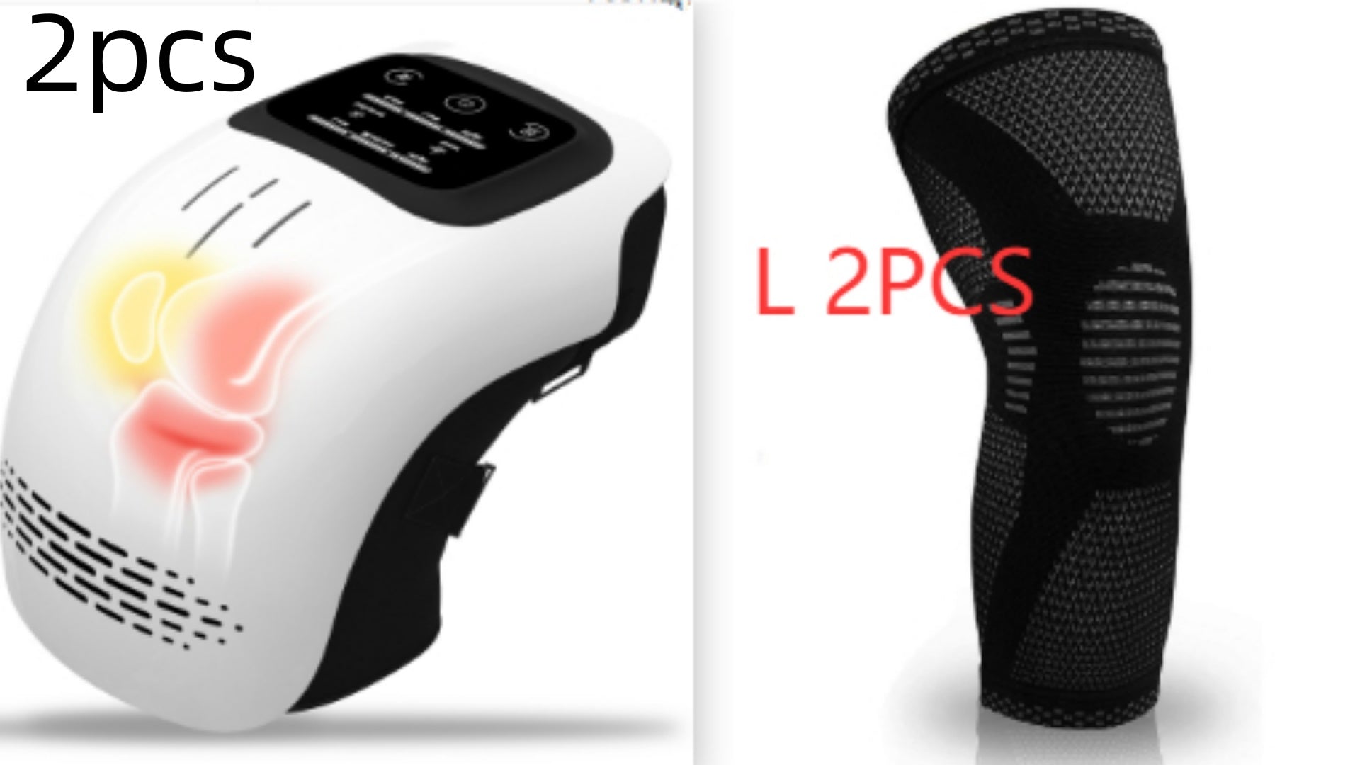 Rechargeable Pain Relief Infrared Laser Vibration Knee Massager