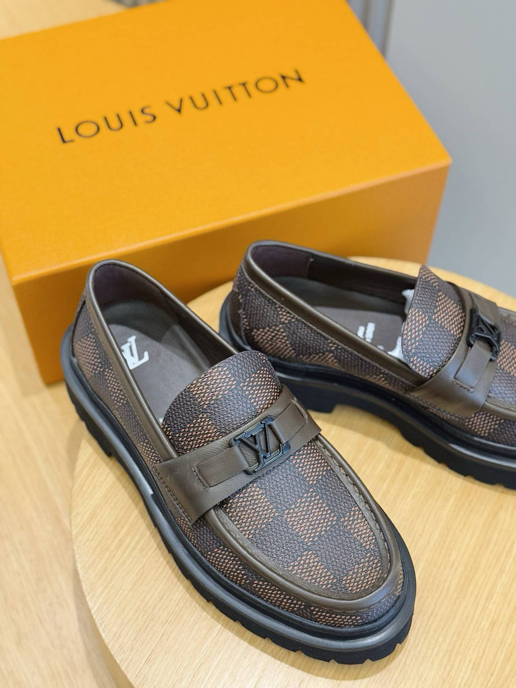Major Loafers 'Brown Plaid'