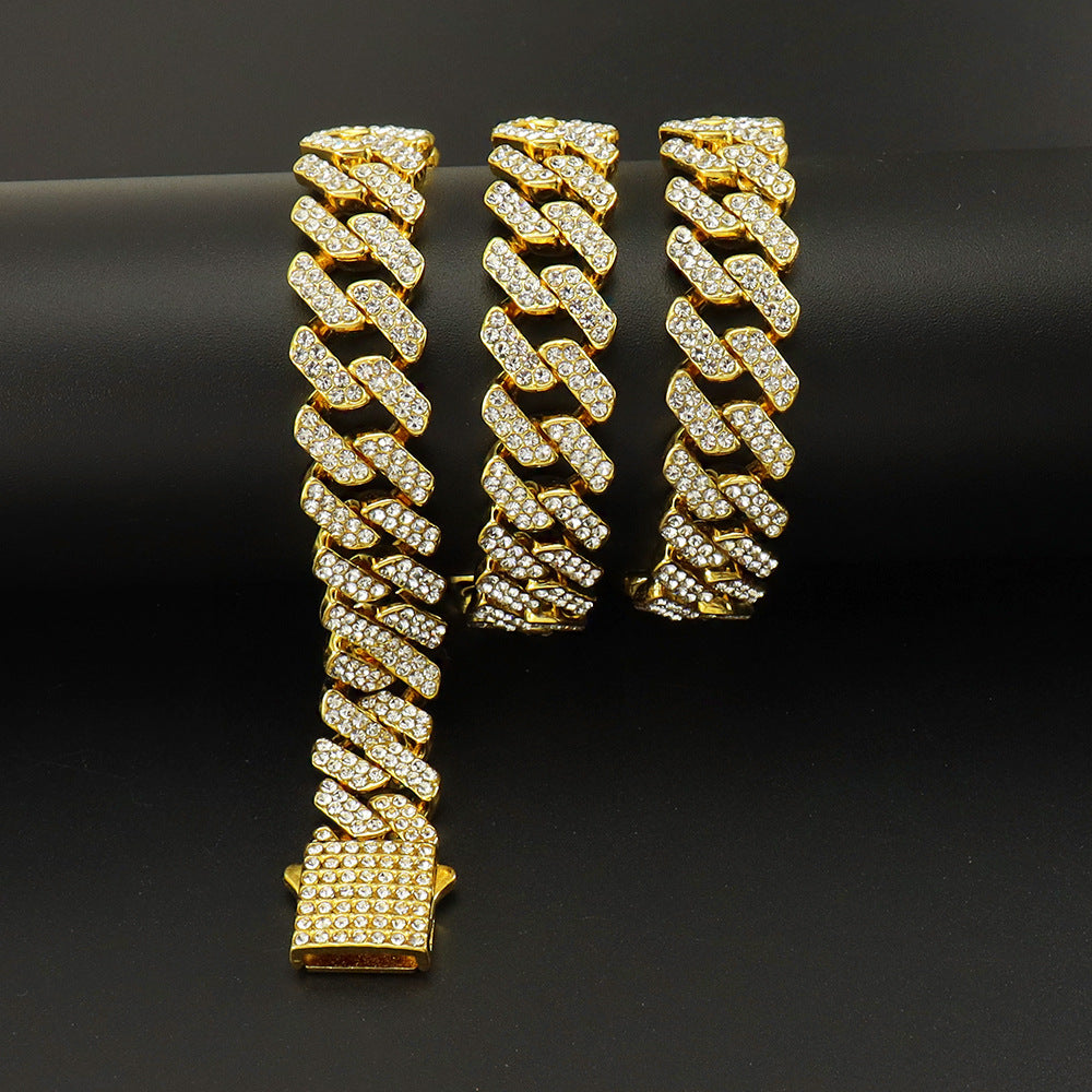 Mens Clubbing Hip-hop Style Necklace Clavicle Chain Accessory