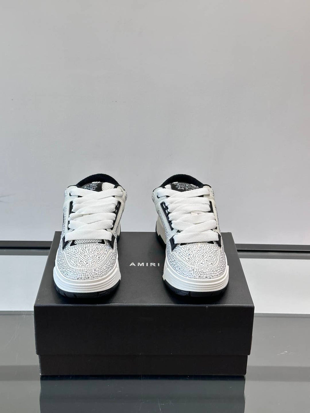 Black Crystal MA-1 Sneakers