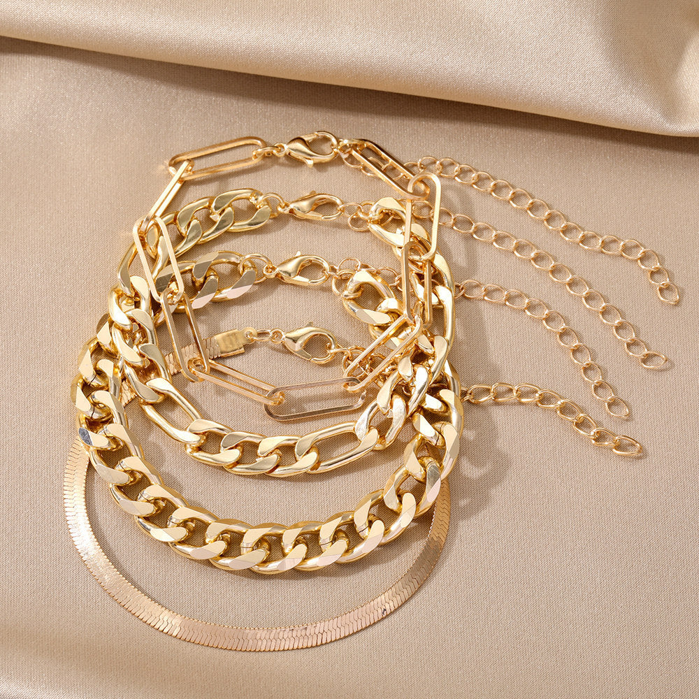 Vintage Metal Bracelet Set mens
