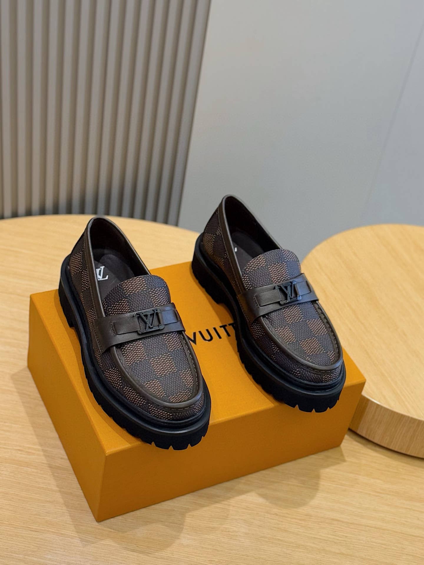 Major Loafers 'Brown Plaid'