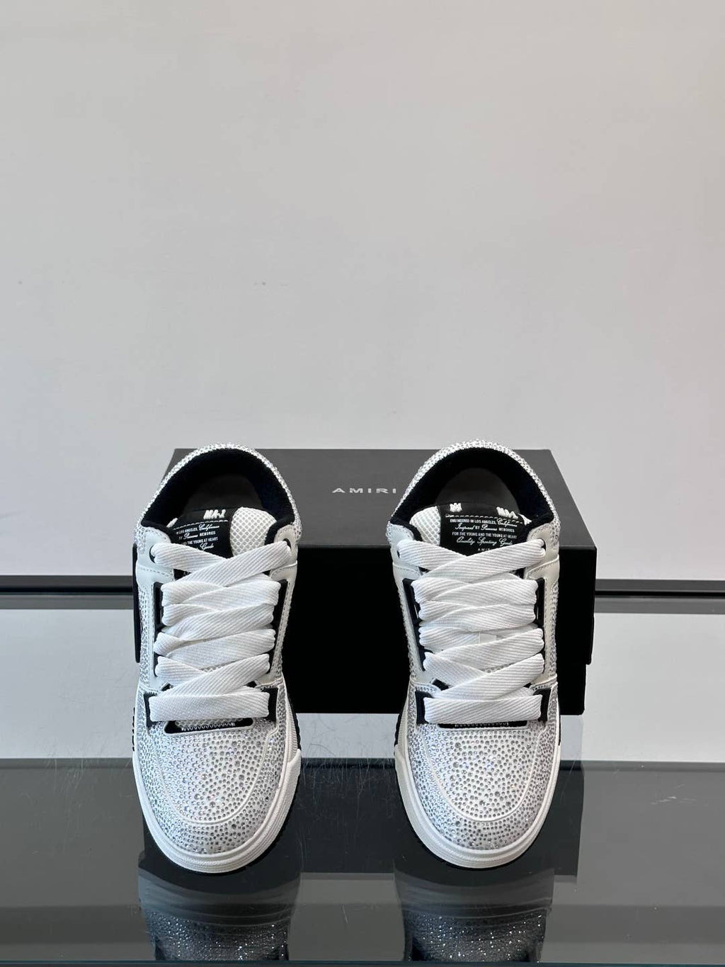 Black Crystal MA-1 Sneakers