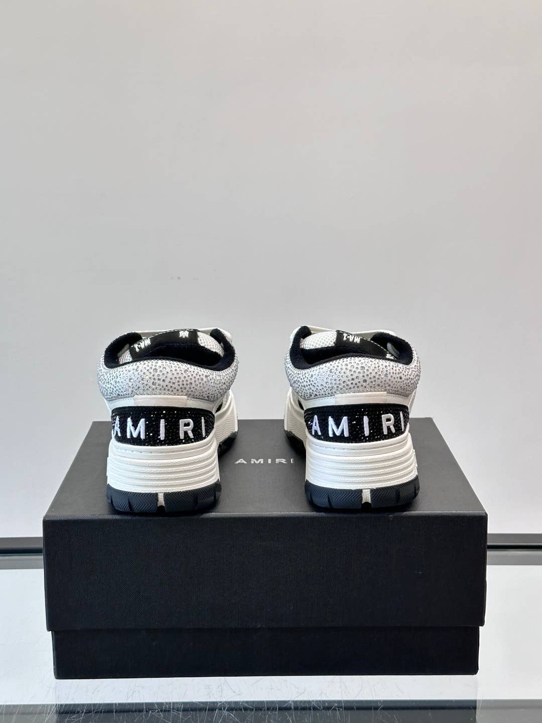 Black Crystal MA-1 Sneakers