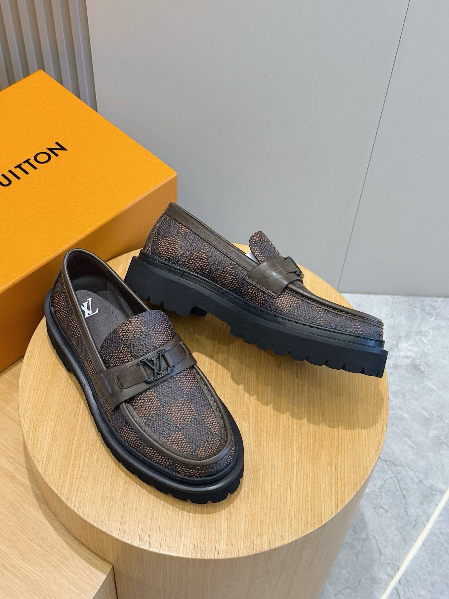 Major Loafers 'Brown Plaid'
