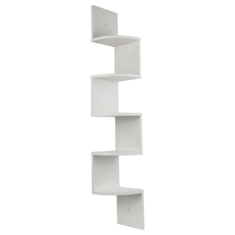 Corner On The Wall Triangle Shelf Decorative Bookcase