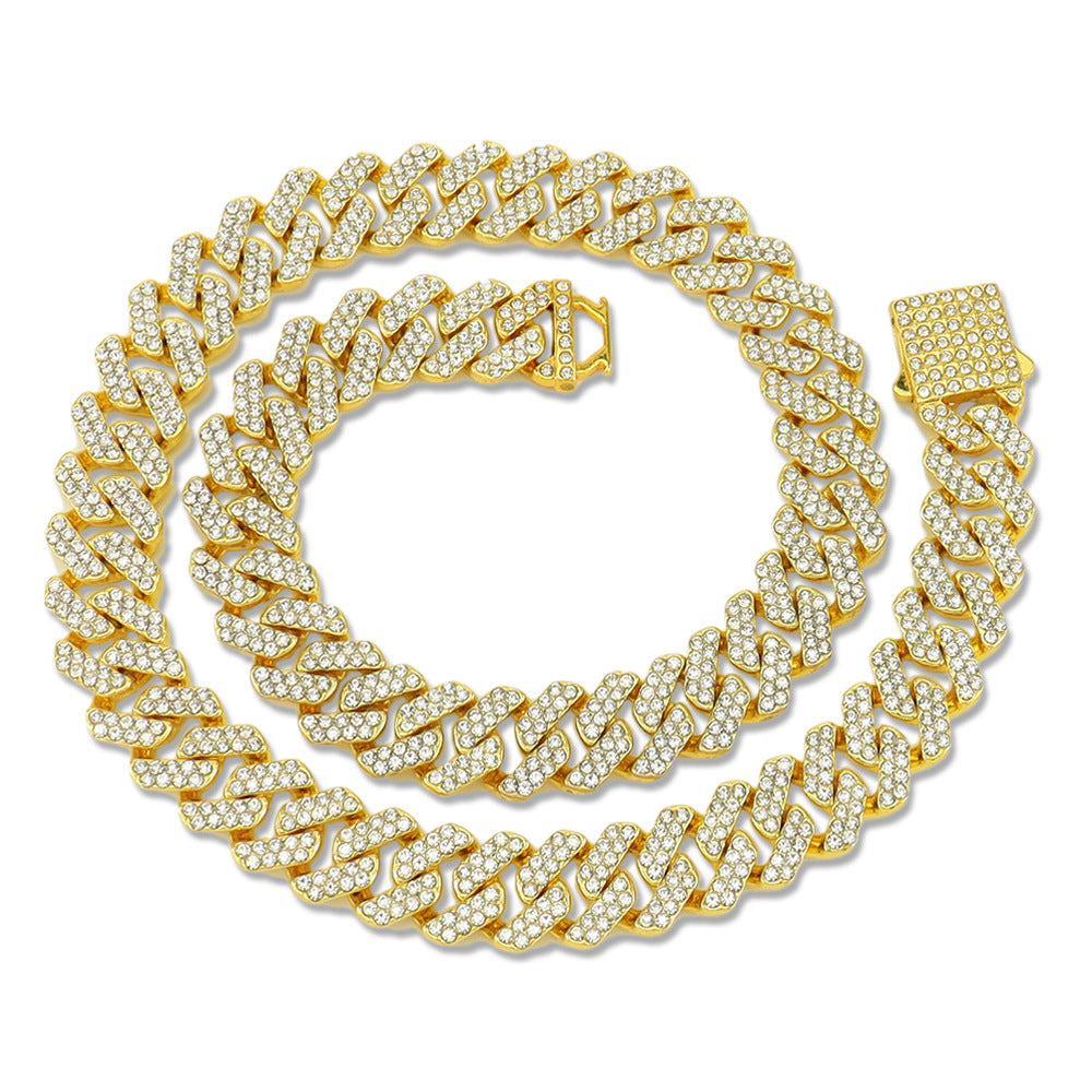 Mens Clubbing Hip-hop Style Necklace Clavicle Chain Accessory