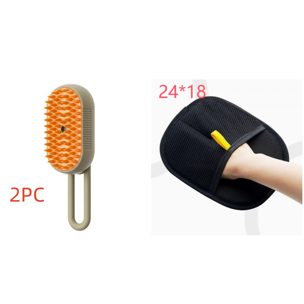 Cat Steam Brush Steamy Dog Brush 3 In 1 Electric Spray