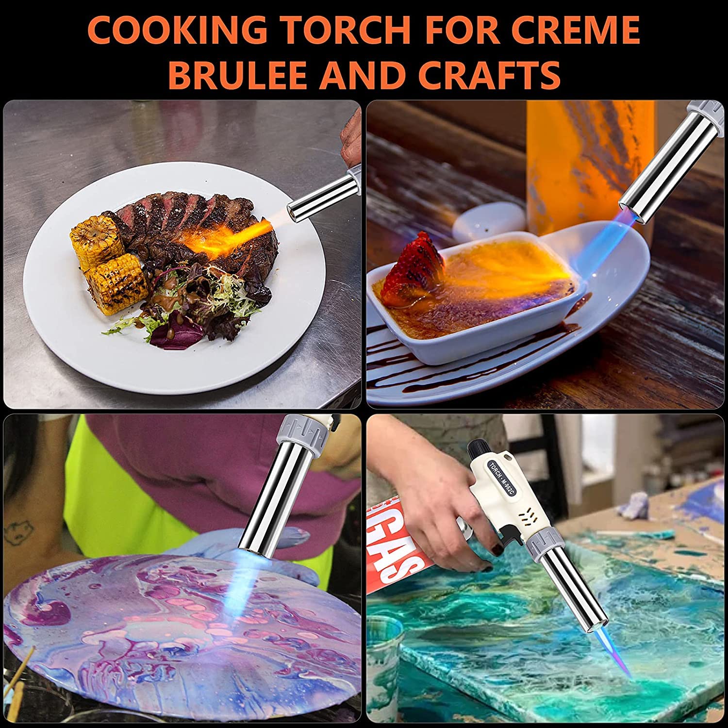 Professional Butane Kitchen Torch