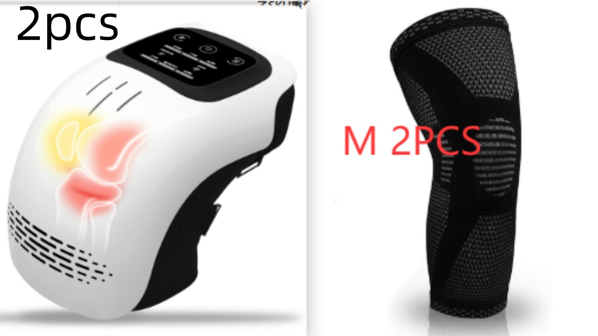 Rechargeable Pain Relief Infrared Laser Vibration Knee Massager