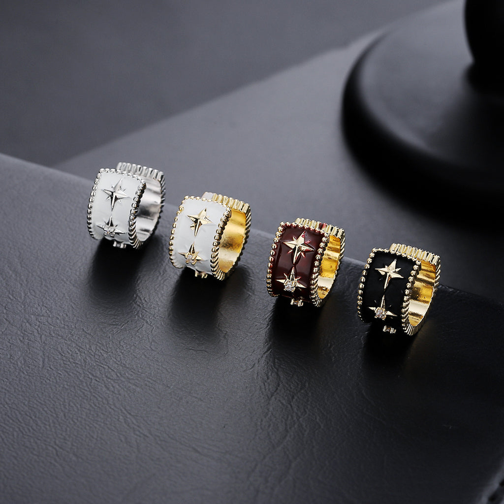 Mens High-end Versatile Star-motif Ear Clips