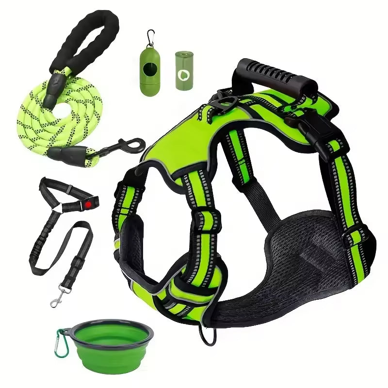 Tactical Service Dog Harness Strap Set,