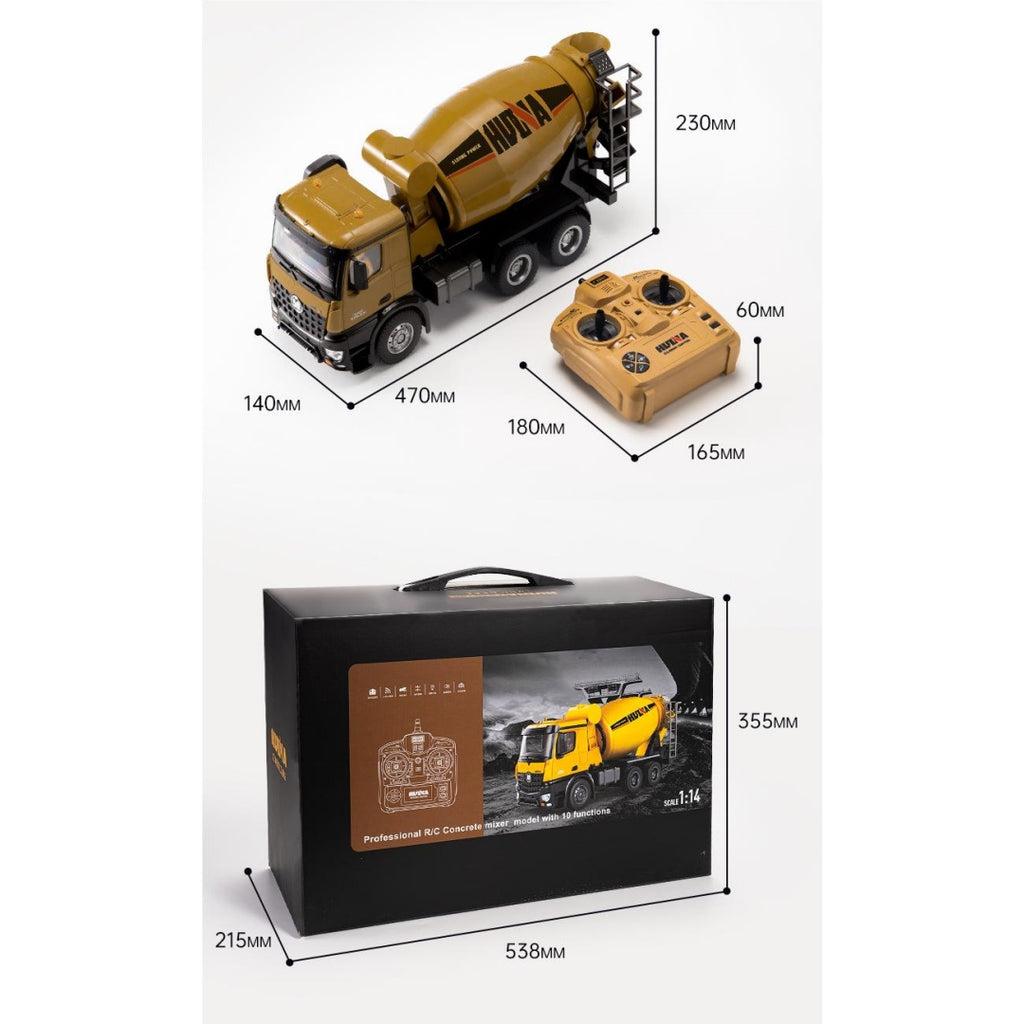 Huina 1574 1-14 Concrete Mixer Truck Toy