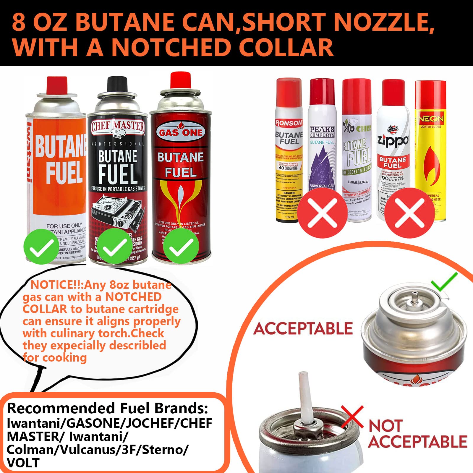 Professional Butane Kitchen Torch