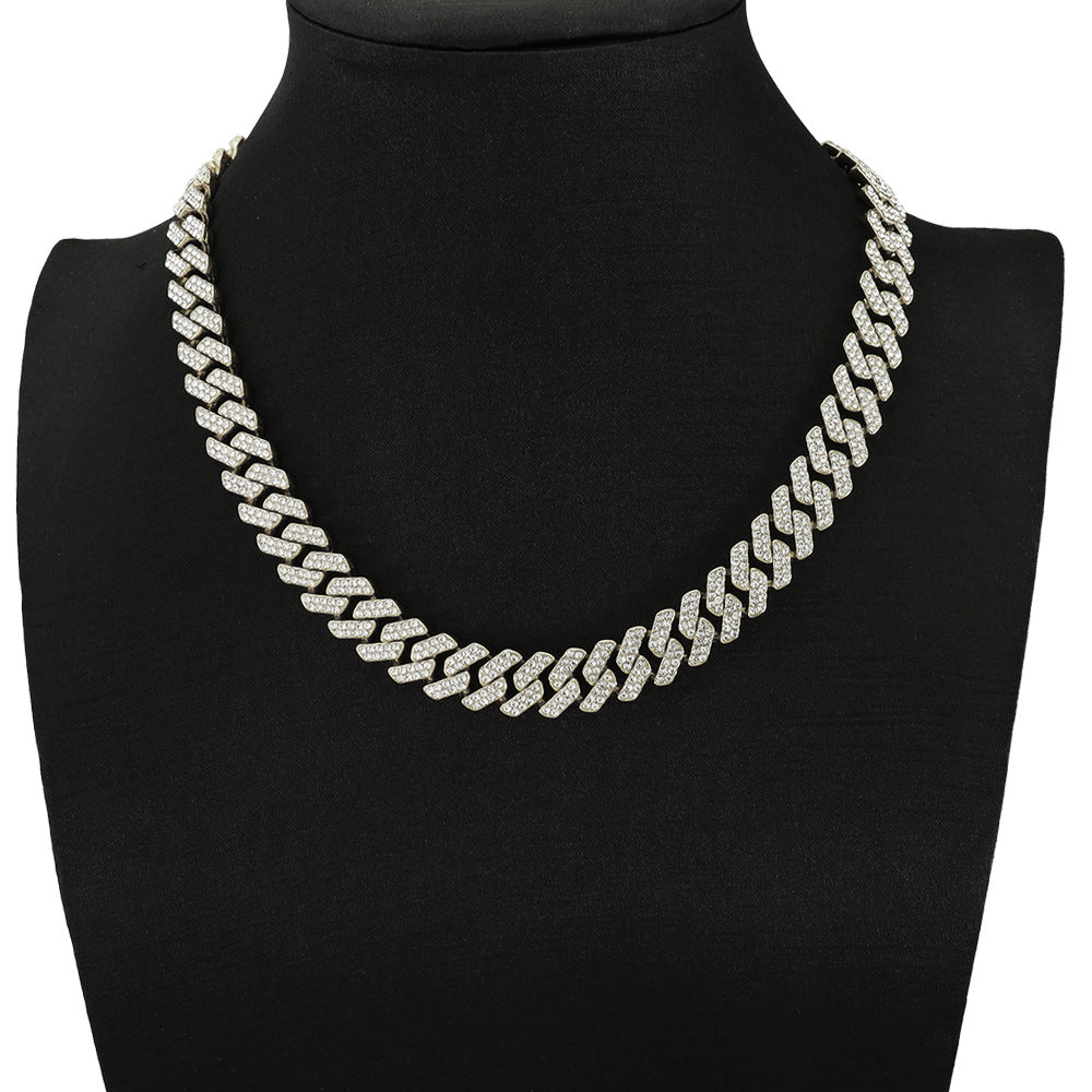 Mens Clubbing Hip-hop Style Necklace Clavicle Chain Accessory