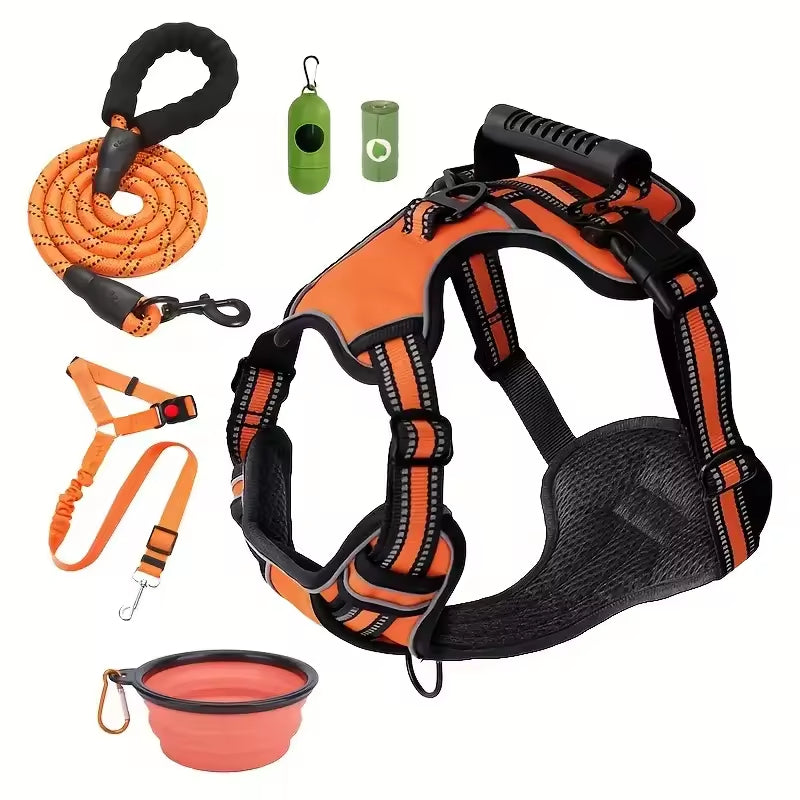 Tactical Service Dog Harness Strap Set,