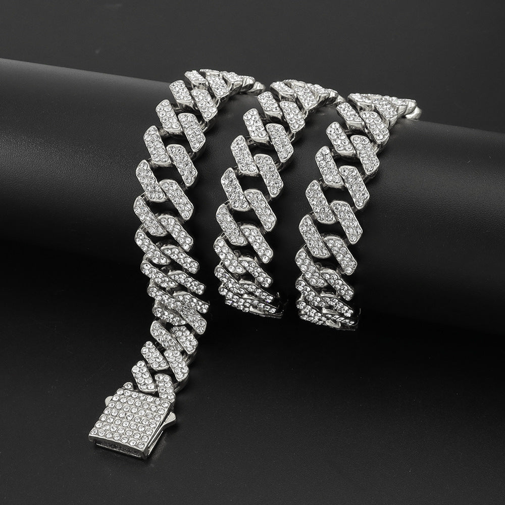 Mens Clubbing Hip-hop Style Necklace Clavicle Chain Accessory
