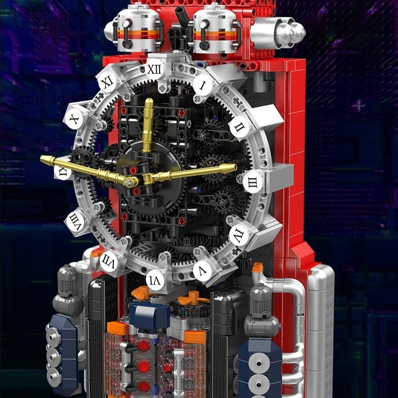 Car V8 Engine Model Building Block Toy